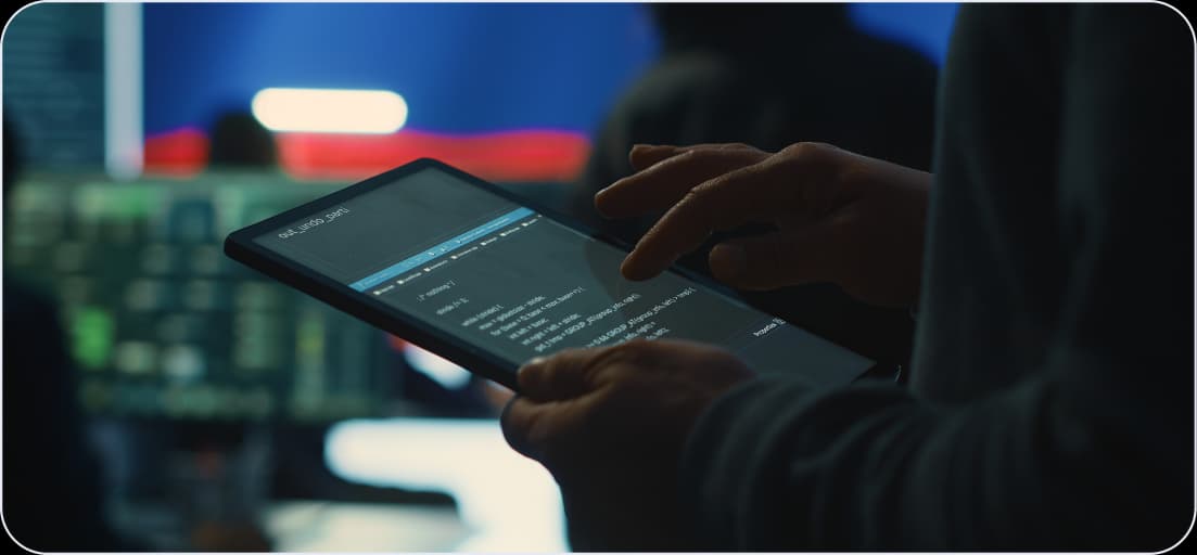Mobile application development illustration