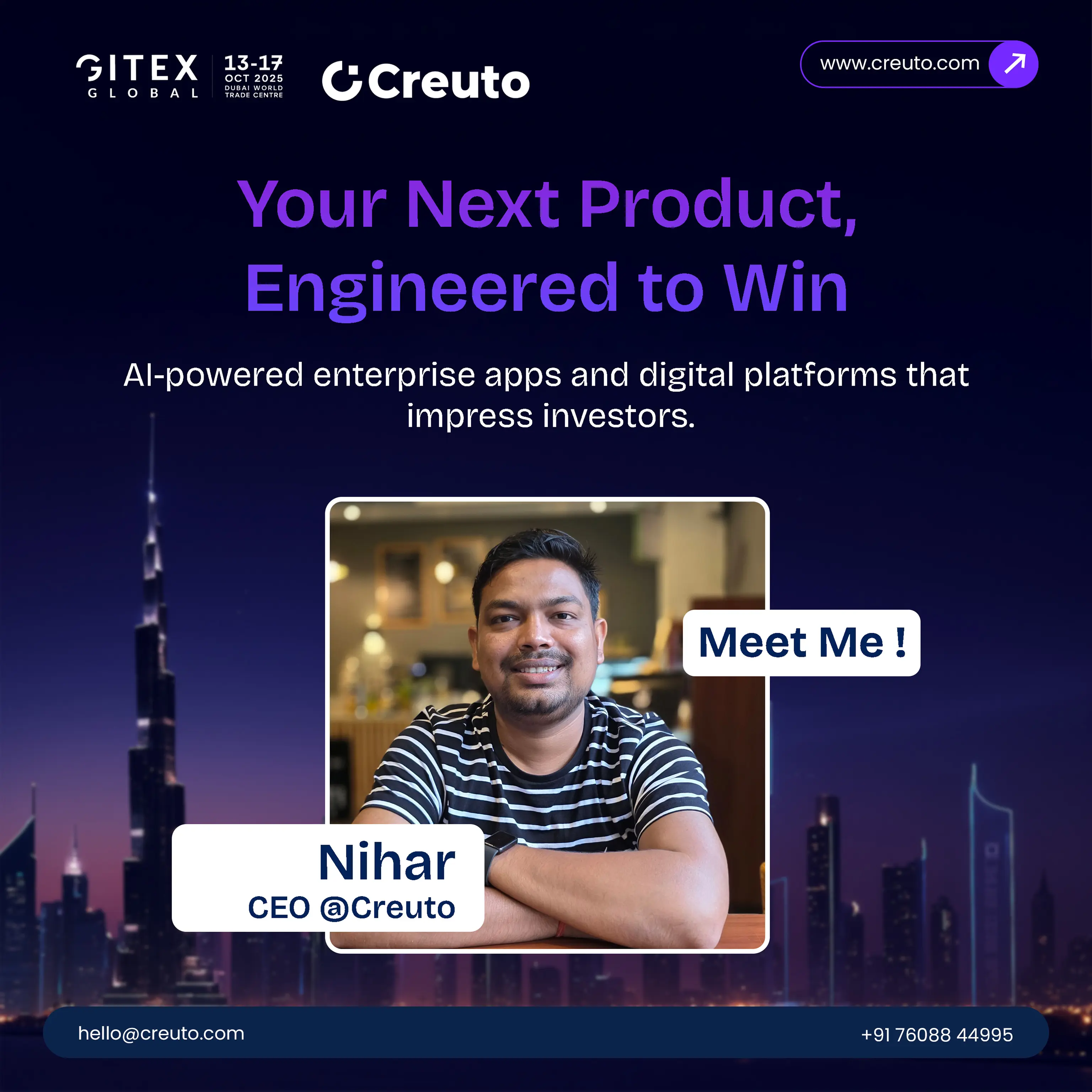 Creuto leadership at GITEX Global 2025