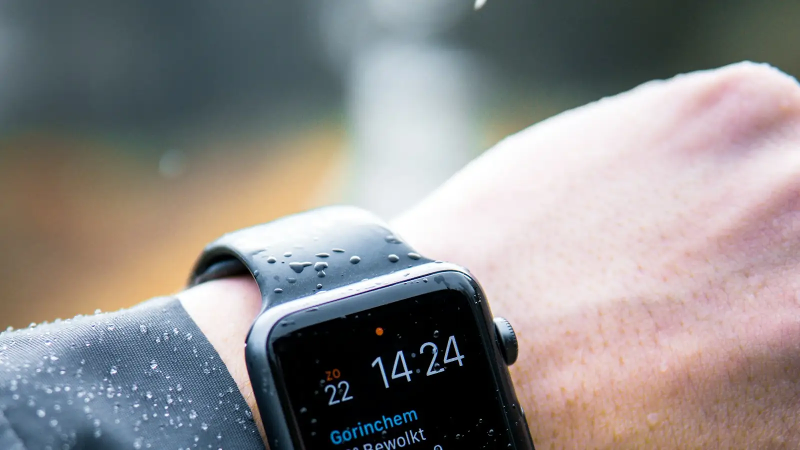 Smartwatch on a person's wrist