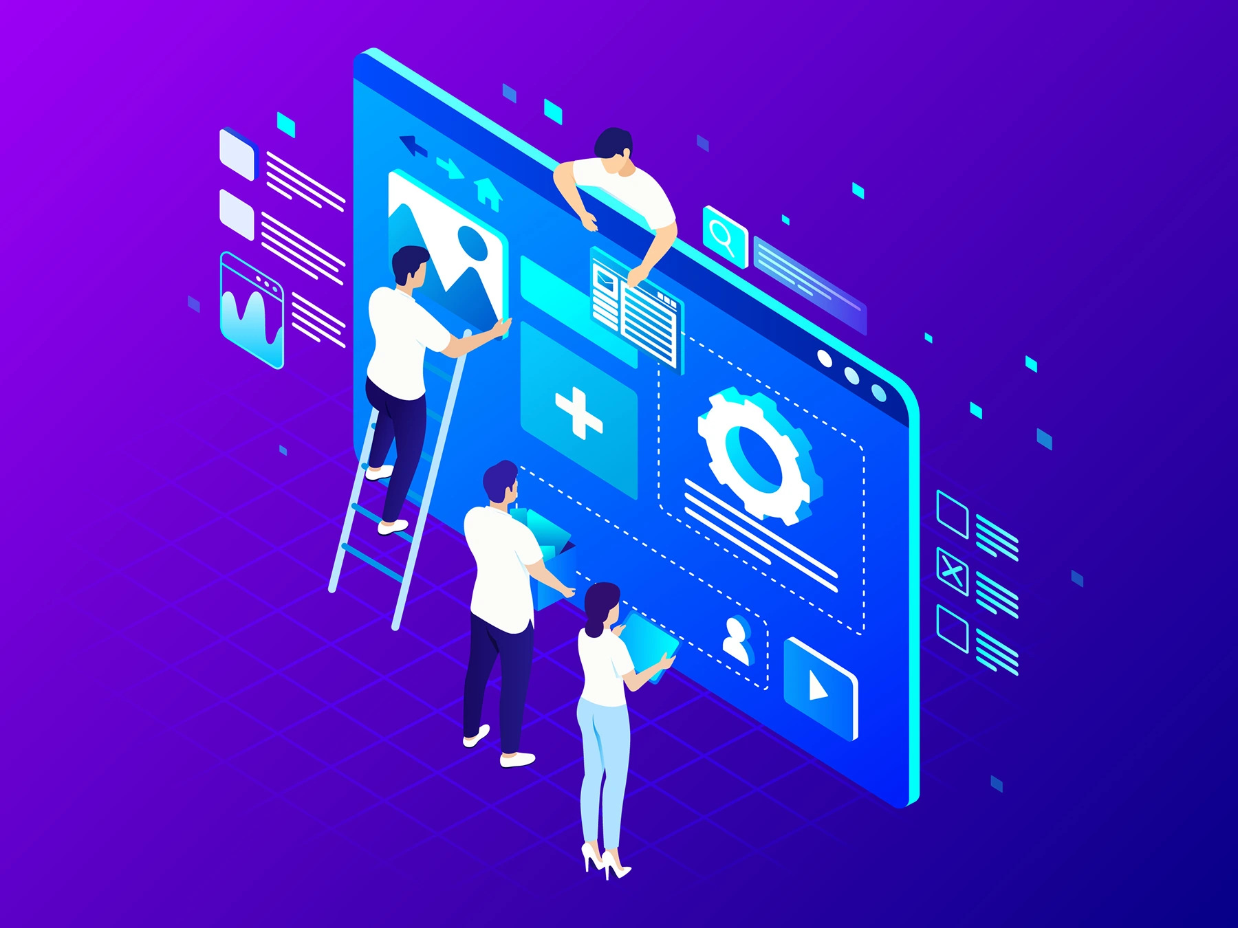 Custom Software Dev illustration