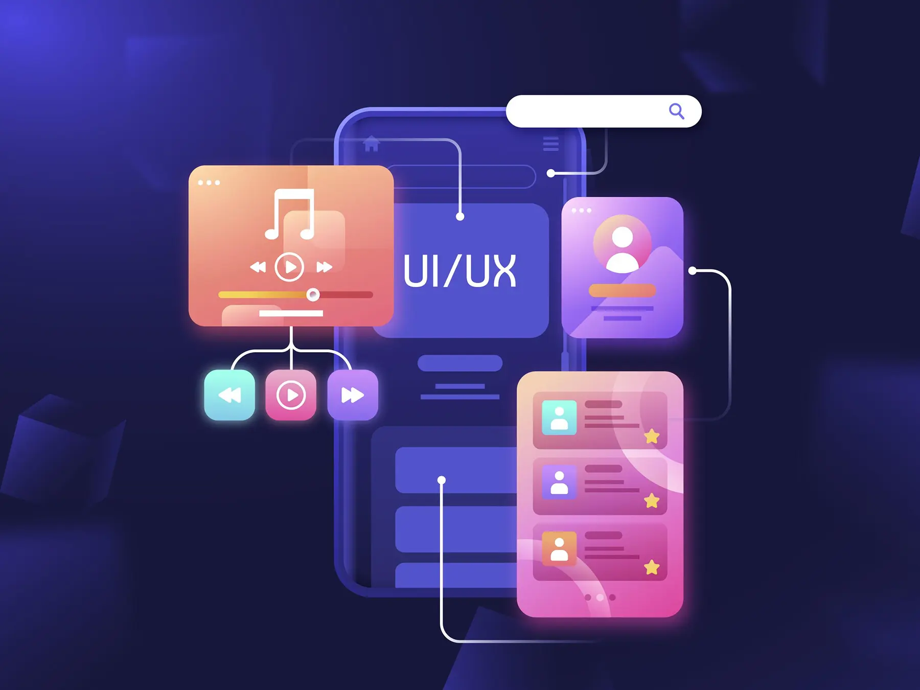 UI/UX Design illustration